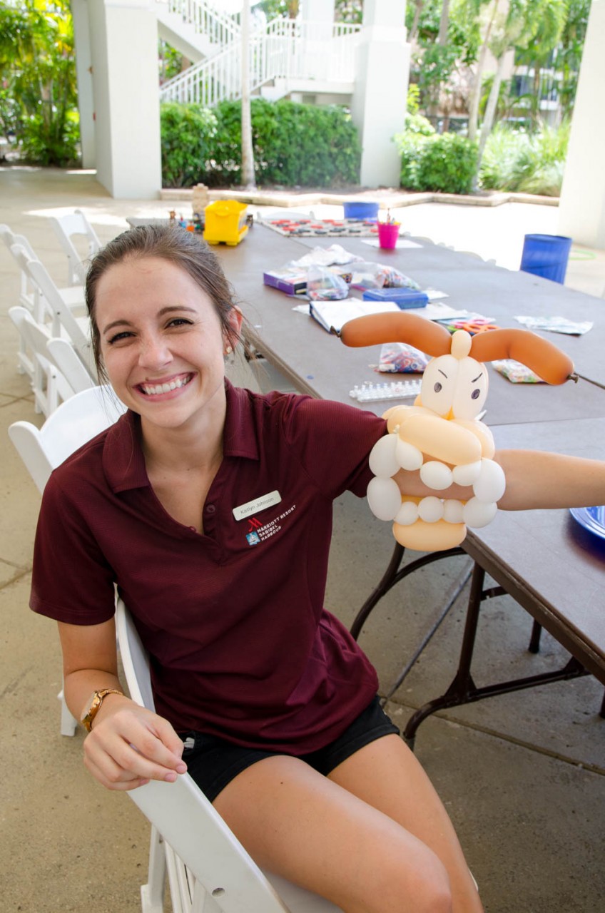 Sometimes you make a balloon dog and it's nice, other times you make one that attacks your arm.  You just can't plan these things...