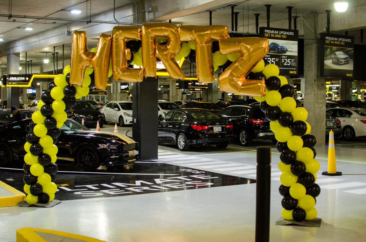 Hertz-Balloon-Decor-Arch-Fort-Myers